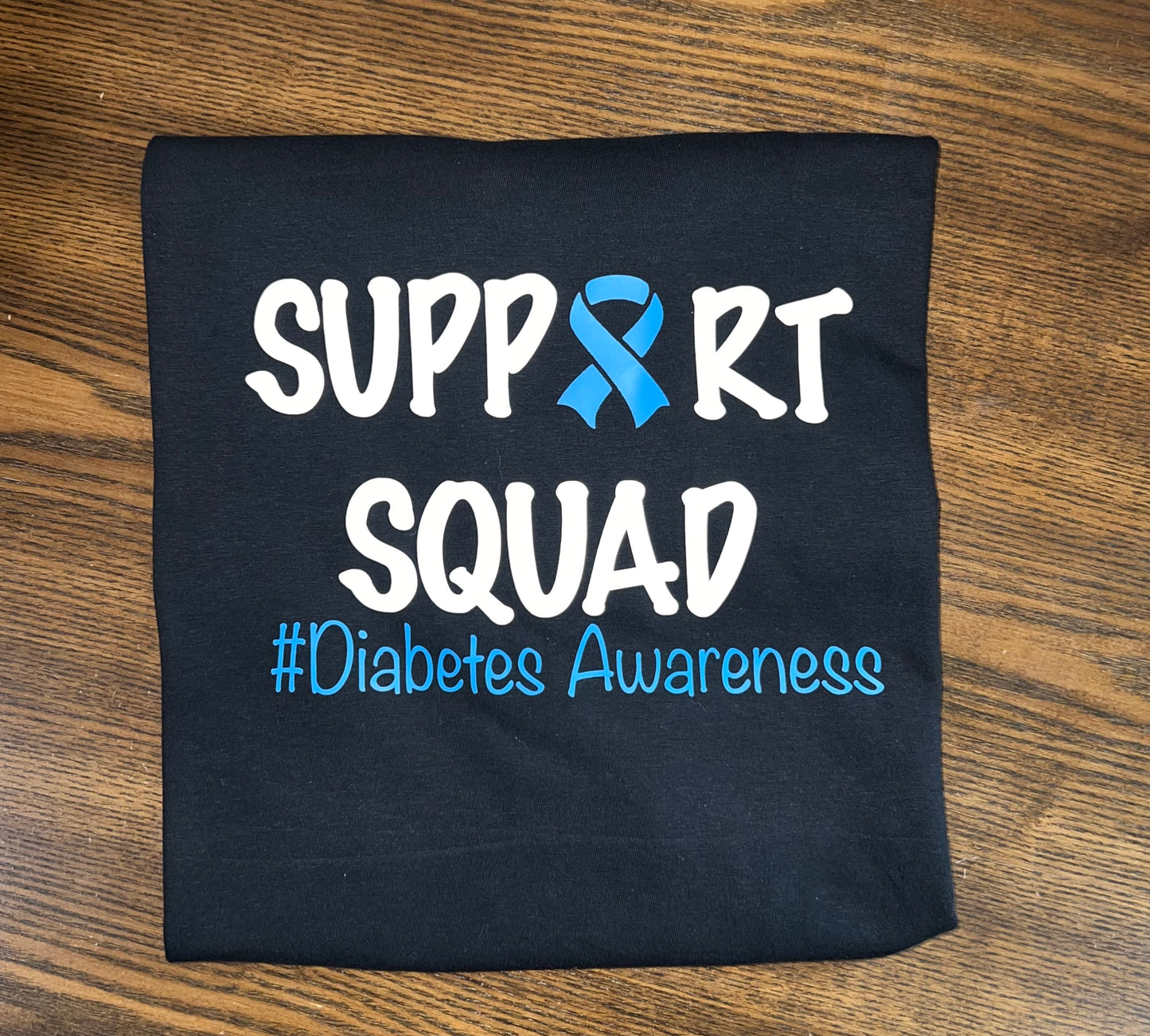 Support Squad #Diabetes Awareness T-Shirt